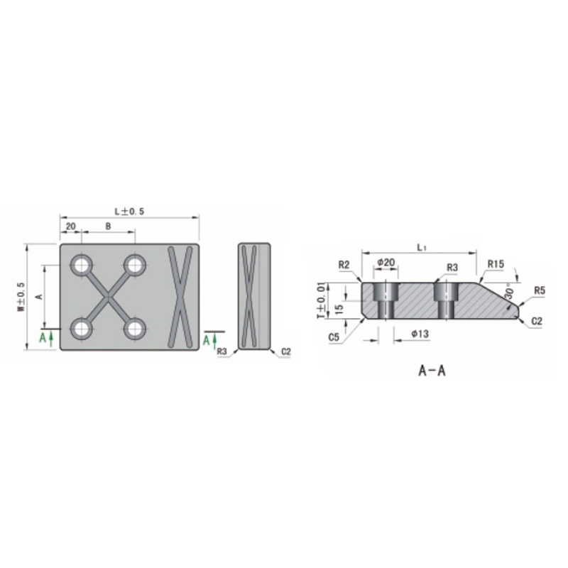 CCS30F High Precision Inclined wedge active block